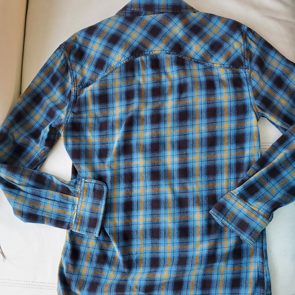 DJAB Blue checkered flannel shirt - Picture 7 of 7